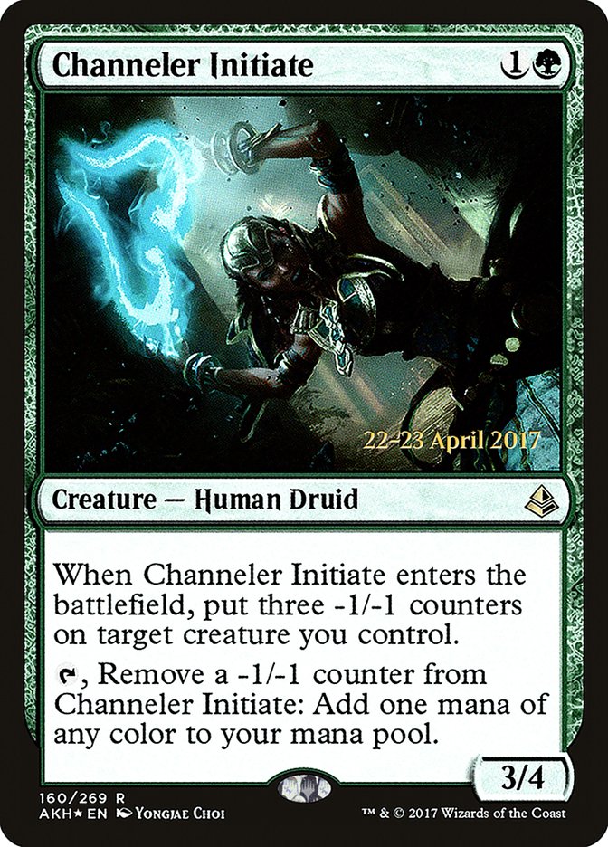 Channeler Initiate [Amonkhet Prerelease Promos] | Dragon's Lair Comics and Fantasy Houston TX