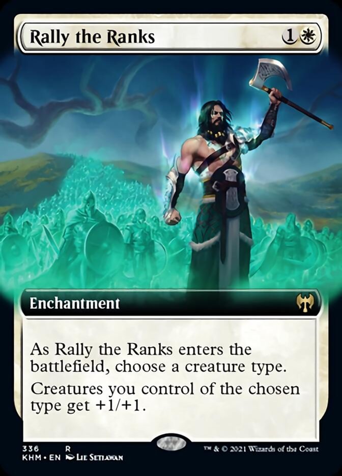 Rally the Ranks (Extended Art) [Kaldheim] | Dragon's Lair Comics and Fantasy Houston TX