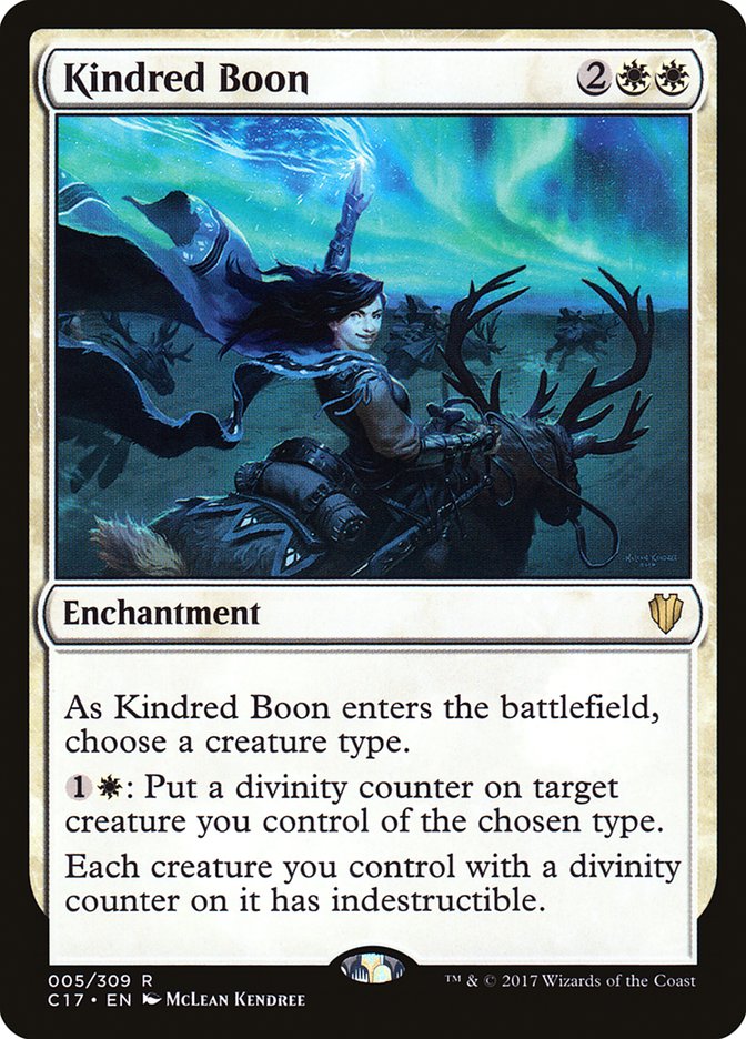 Kindred Boon [Commander 2017] | Dragon's Lair Comics and Fantasy Houston TX