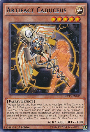 Artifact Caduceus [MP15-EN012] Rare | Dragon's Lair Comics and Fantasy Houston TX