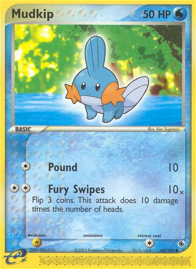 Mudkip (60/109) [EX: Ruby & Sapphire] | Dragon's Lair Comics and Fantasy Houston TX