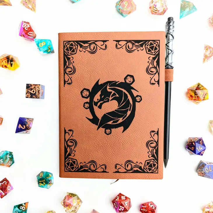 NTSD Leatherette RPG Mini Dot Journal | Dragon's Lair Comics and Fantasy Houston TX