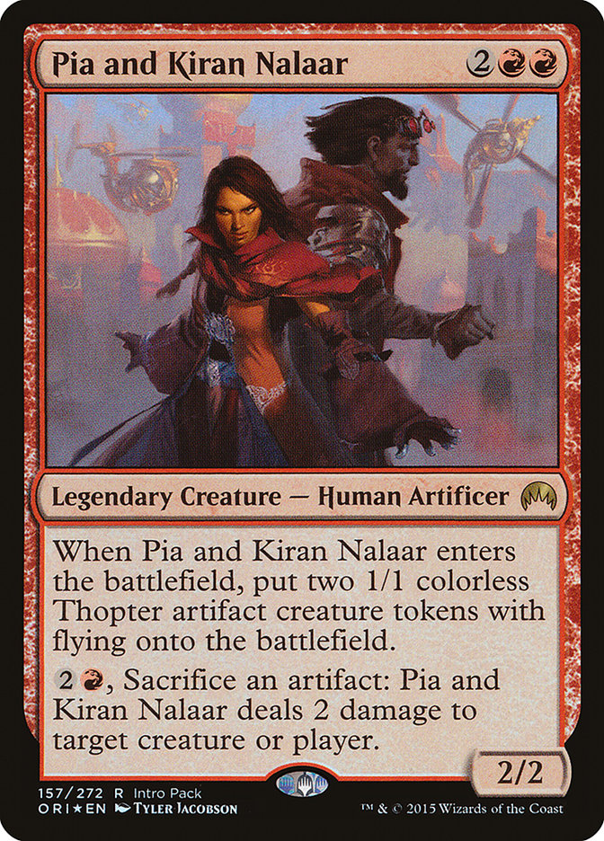 Pia and Kiran Nalaar (Intro Pack) [Magic Origins Promos] | Dragon's Lair Comics and Fantasy Houston TX