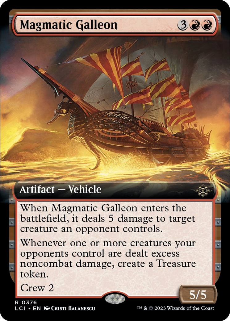 Magmatic Galleon (Extended Art) [The Lost Caverns of Ixalan] | Dragon's Lair Comics and Fantasy Houston TX