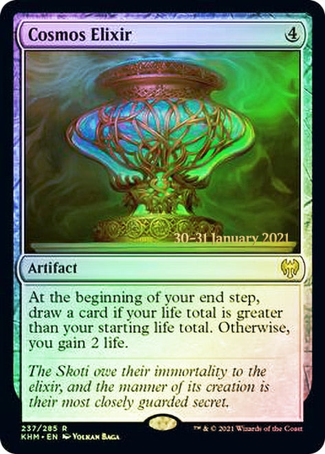 Cosmos Elixir [Kaldheim Prerelease Promos] | Dragon's Lair Comics and Fantasy Houston TX
