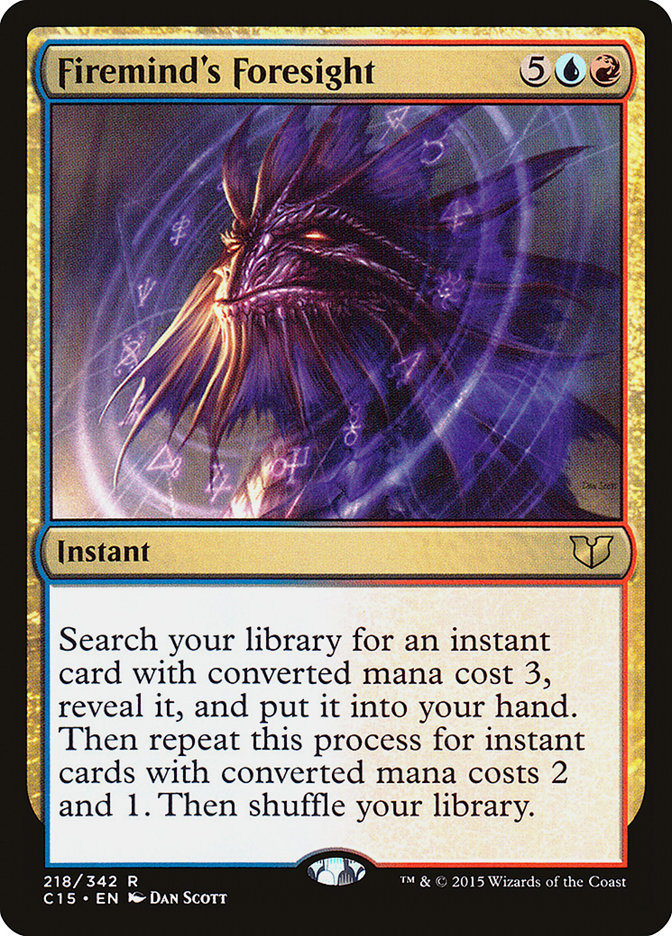 Firemind's Foresight [Commander 2015] | Dragon's Lair Comics and Fantasy Houston TX