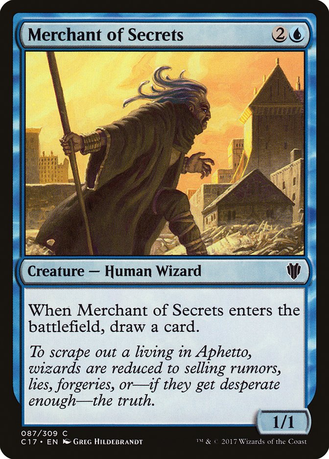 Merchant of Secrets [Commander 2017] | Dragon's Lair Comics and Fantasy Houston TX