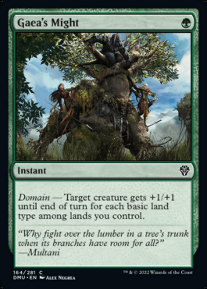 Gaea's Might [Dominaria United] | Dragon's Lair Comics and Fantasy Houston TX