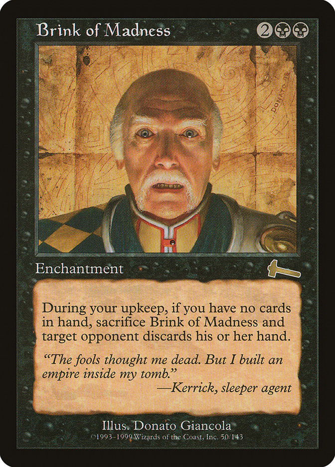 Brink of Madness [Urza's Legacy] | Dragon's Lair Comics and Fantasy Houston TX