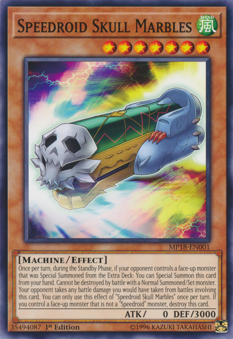 Speedroid Skull Marbles [MP18-EN001] Common | Dragon's Lair Comics and Fantasy Houston TX