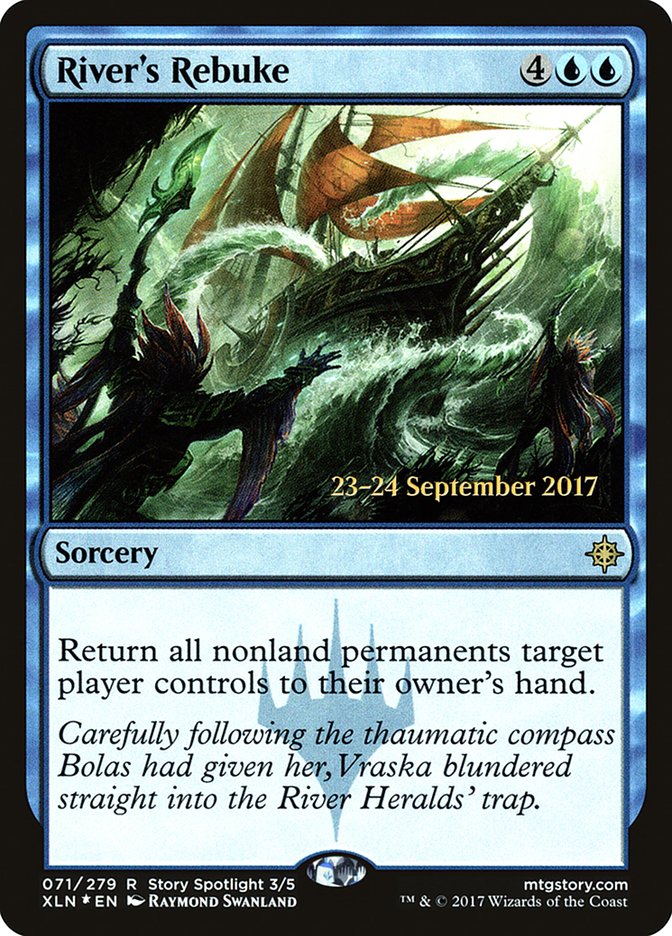 River's Rebuke [Ixalan Prerelease Promos] | Dragon's Lair Comics and Fantasy Houston TX