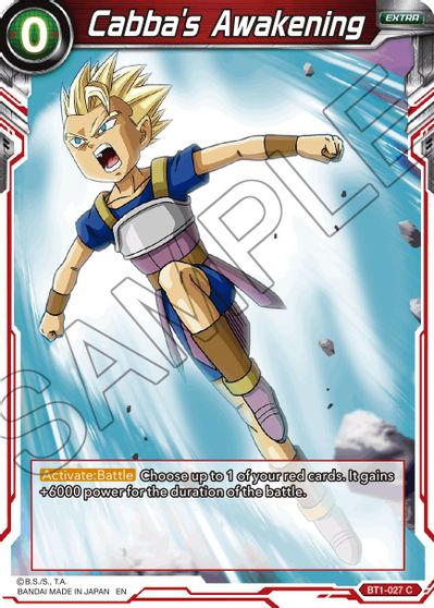 Cabba's Awakening (Reprint) (BT1-027) [Battle Evolution Booster] | Dragon's Lair Comics and Fantasy Houston TX