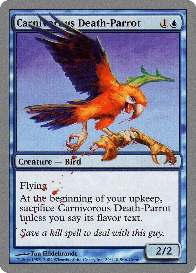 Carnivorous Death-Parrot [Unhinged] | Dragon's Lair Comics and Fantasy Houston TX