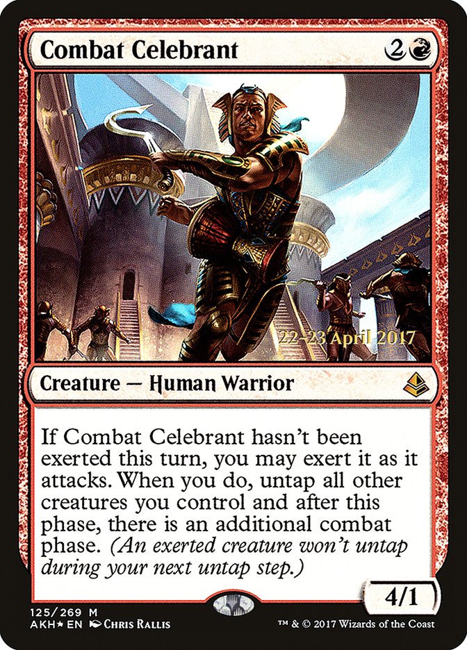 Combat Celebrant [Amonkhet Prerelease Promos] | Dragon's Lair Comics and Fantasy Houston TX