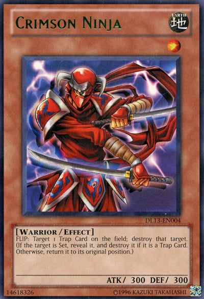 Crimson Ninja (Green) [DL13-EN004] Rare | Dragon's Lair Comics and Fantasy Houston TX