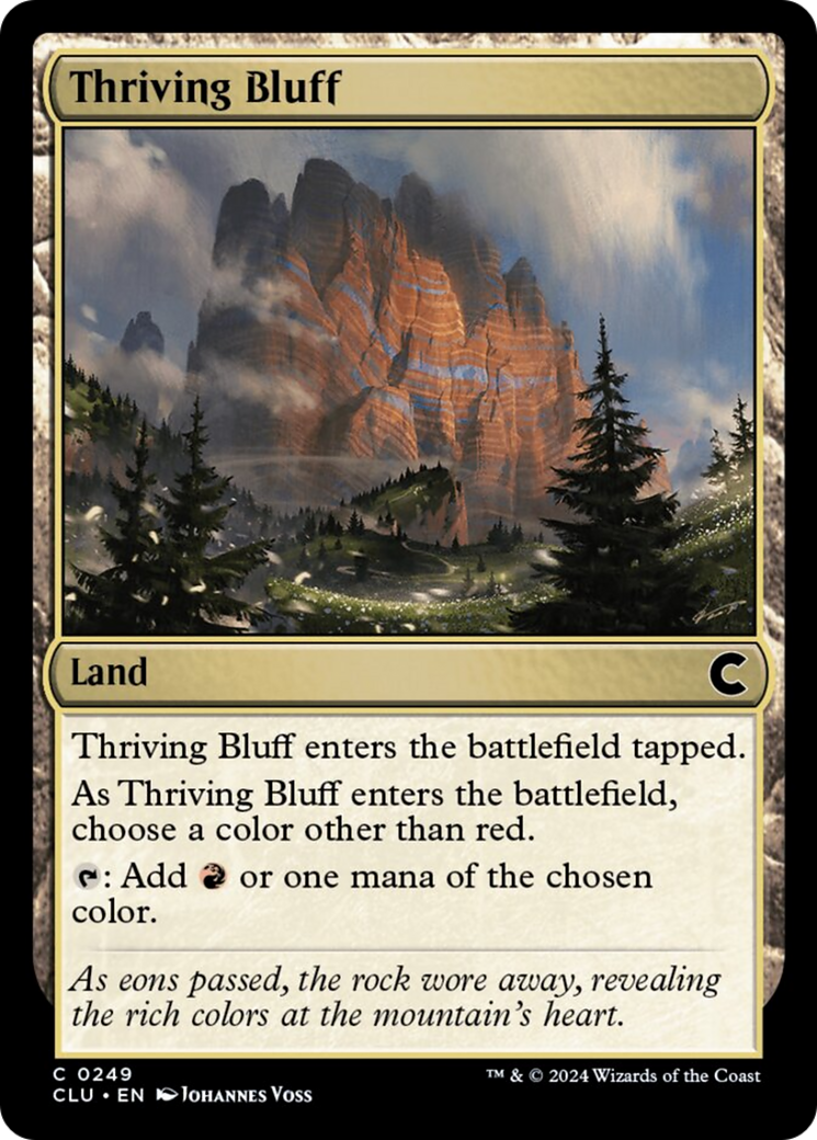 Thriving Bluff [Ravnica: Clue Edition] | Dragon's Lair Comics and Fantasy Houston TX