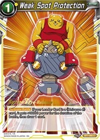 Weak Spot Protection (BT7-095_PR) [Assault of the Saiyans Prerelease Promos] | Dragon's Lair Comics and Fantasy Houston TX