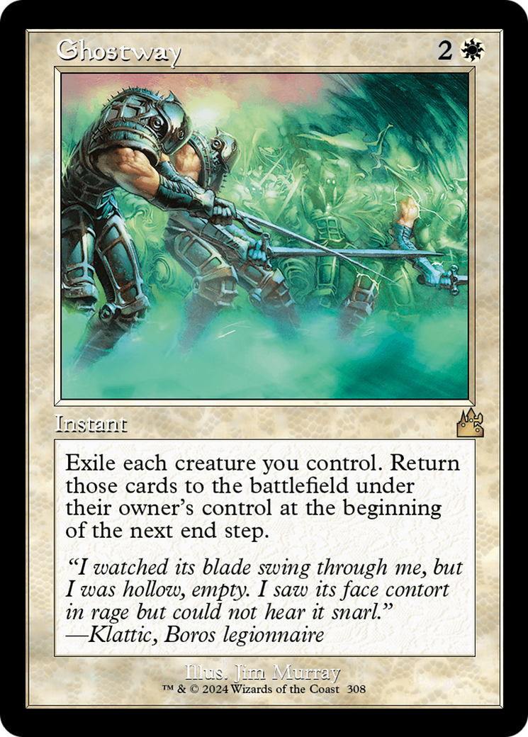 Ghostway (Retro Frame) [Ravnica Remastered] | Dragon's Lair Comics and Fantasy Houston TX