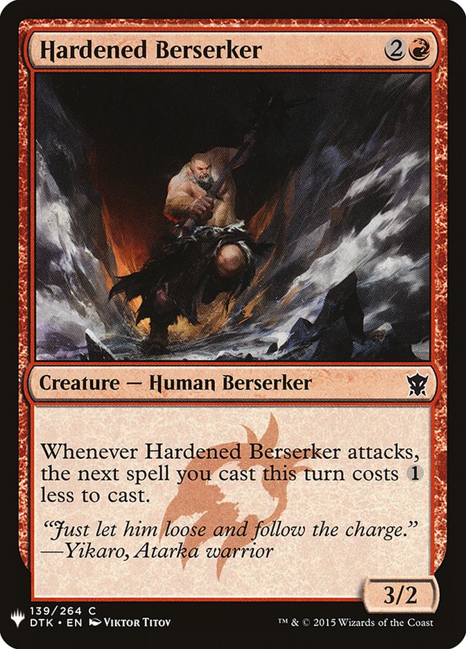 Hardened Berserker [Mystery Booster] | Dragon's Lair Comics and Fantasy Houston TX