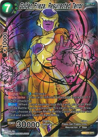 Golden Frieza, Resurrected Terror (SPR) (BT1-086) [Galactic Battle] | Dragon's Lair Comics and Fantasy Houston TX