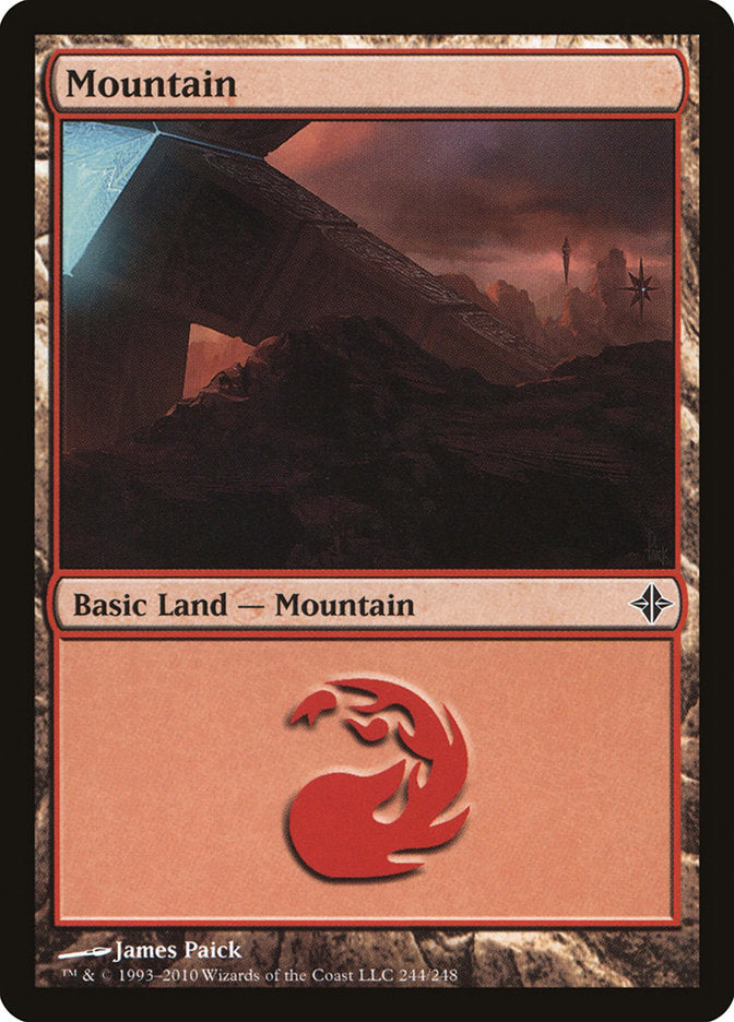 Mountain (244) [Rise of the Eldrazi] | Dragon's Lair Comics and Fantasy Houston TX