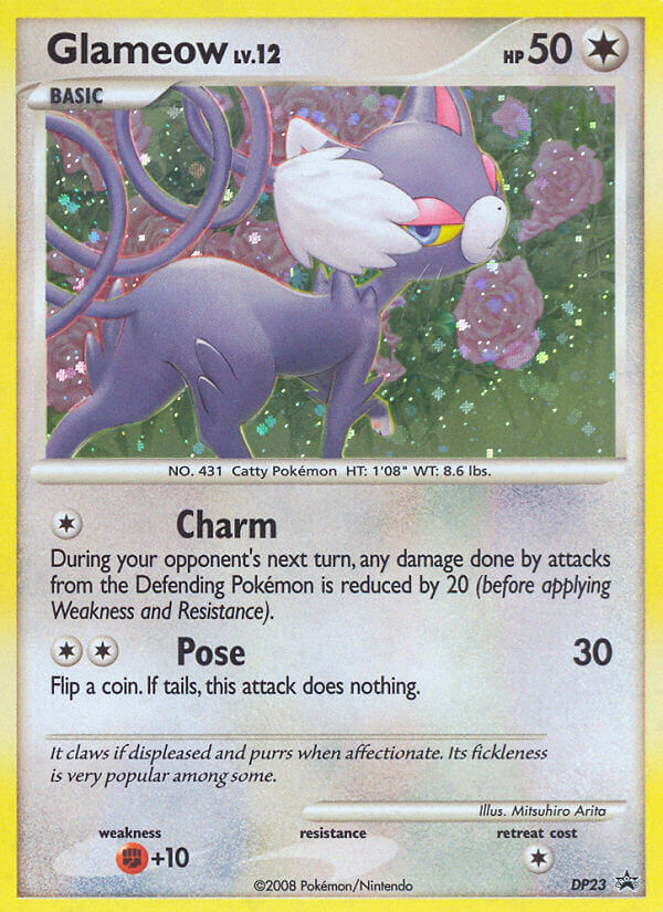 Glameow (DP23) [Diamond & Pearl: Black Star Promos] | Dragon's Lair Comics and Fantasy Houston TX