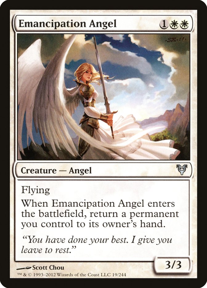 Emancipation Angel [Avacyn Restored] | Dragon's Lair Comics and Fantasy Houston TX