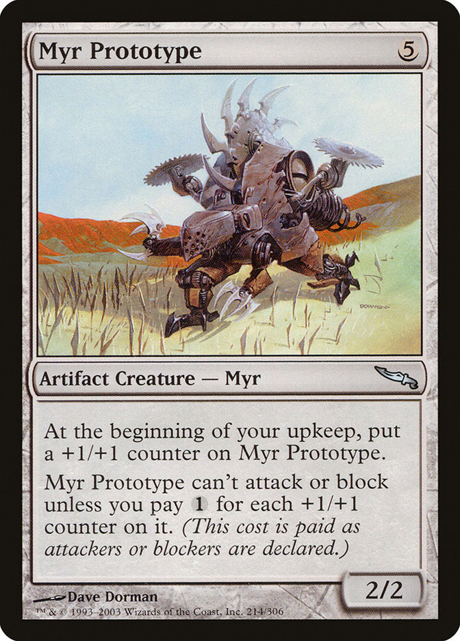 Myr Prototype [Mirrodin] | Dragon's Lair Comics and Fantasy Houston TX