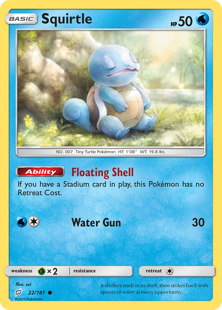 Squirtle (22/181) [Sun & Moon: Team Up] | Dragon's Lair Comics and Fantasy Houston TX