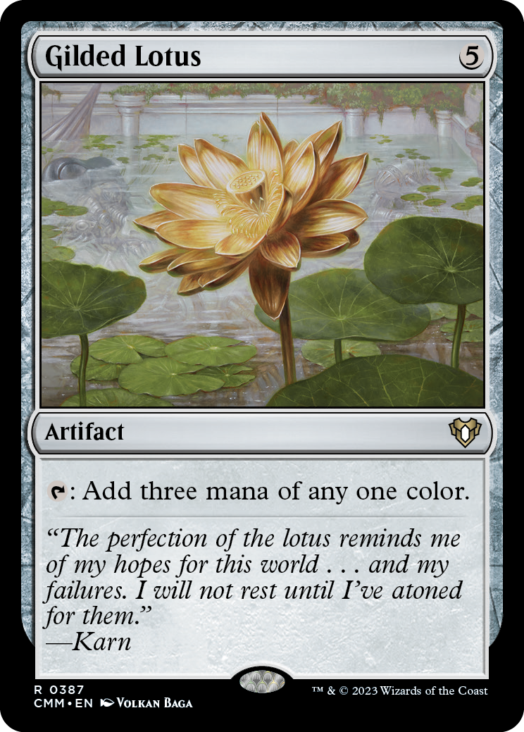 Gilded Lotus [Commander Masters] | Dragon's Lair Comics and Fantasy Houston TX