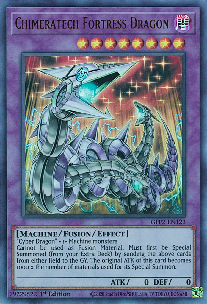 Chimeratech Fortress Dragon [GFP2-EN123] Ultra Rare | Dragon's Lair Comics and Fantasy Houston TX