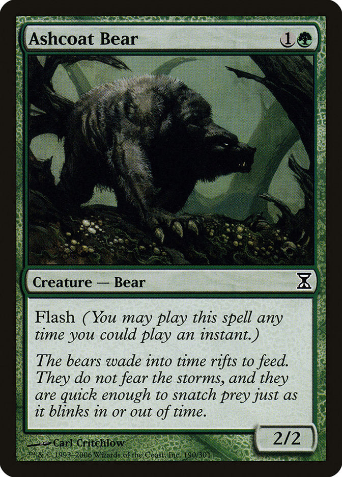 Ashcoat Bear [Time Spiral] | Dragon's Lair Comics and Fantasy Houston TX