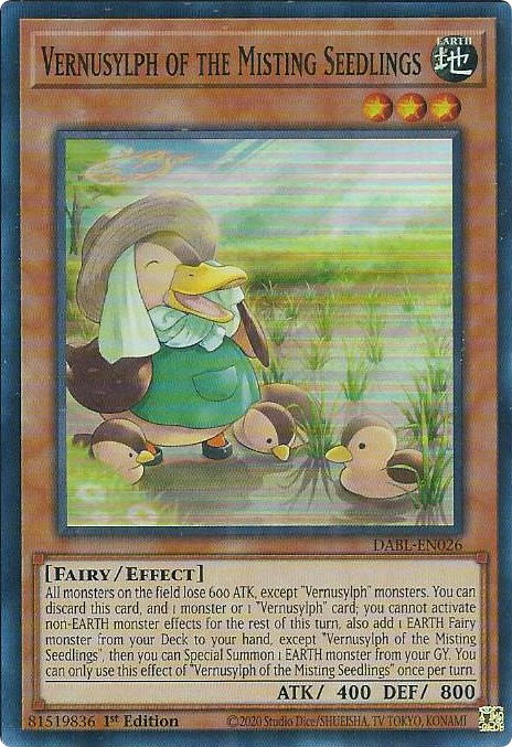 Vernusylph of the Misting Seedlings [DABL-EN026] Super Rare | Dragon's Lair Comics and Fantasy Houston TX