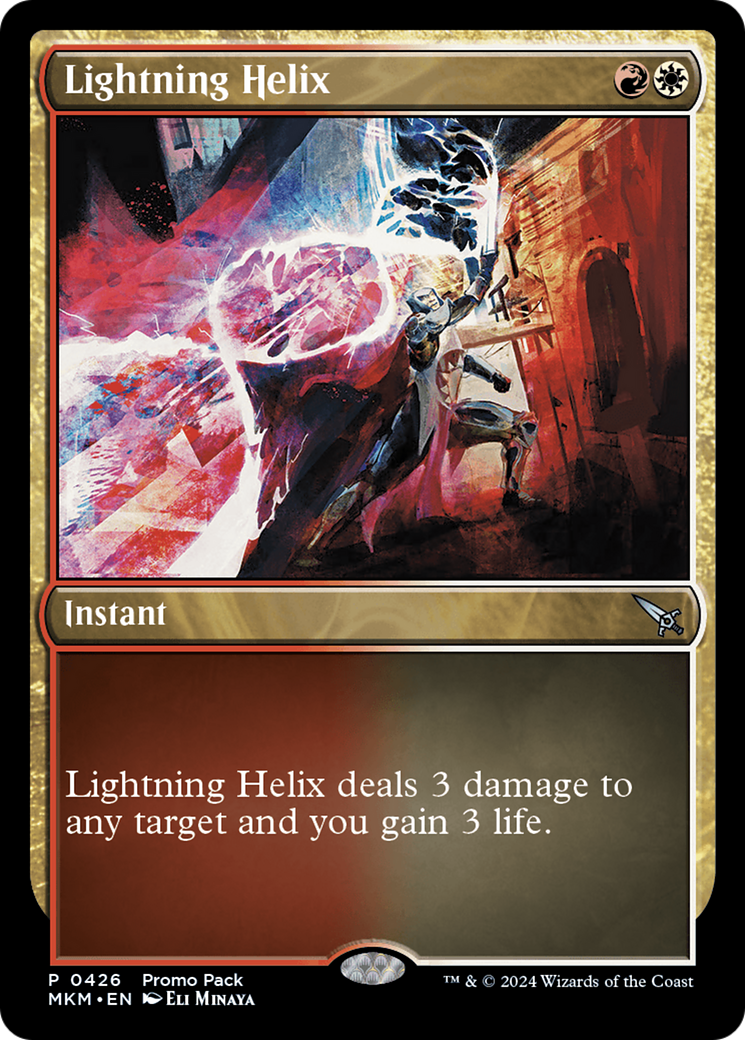Lightning Helix (Promo Pack) [Murders at Karlov Manor Promos] | Dragon's Lair Comics and Fantasy Houston TX