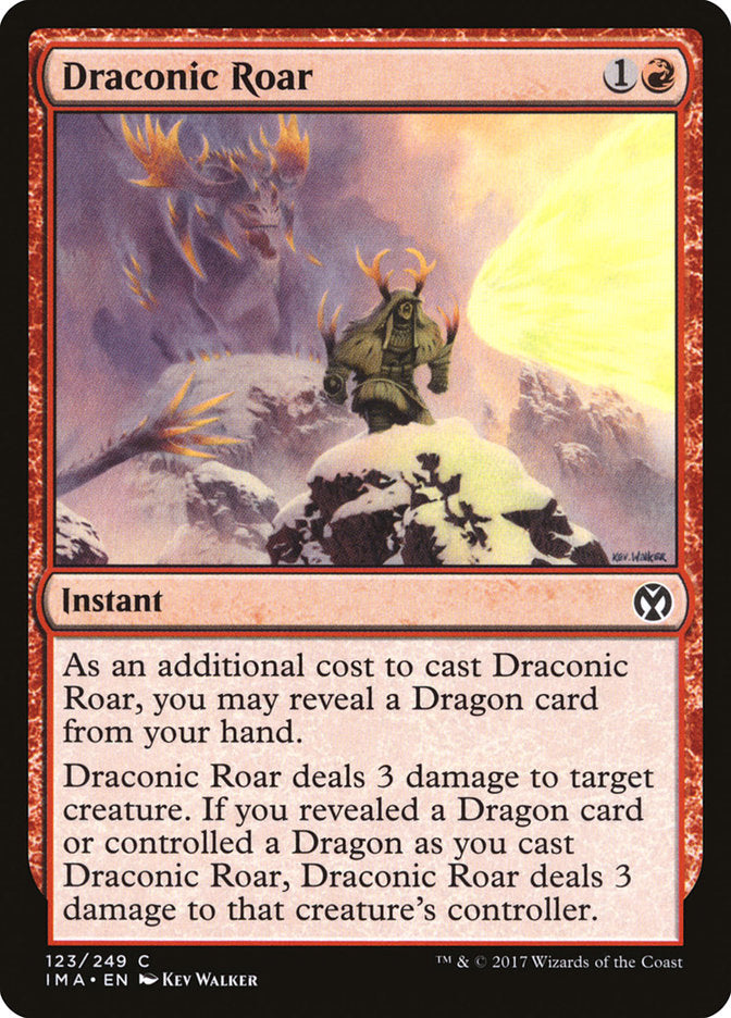 Draconic Roar [Iconic Masters] | Dragon's Lair Comics and Fantasy Houston TX