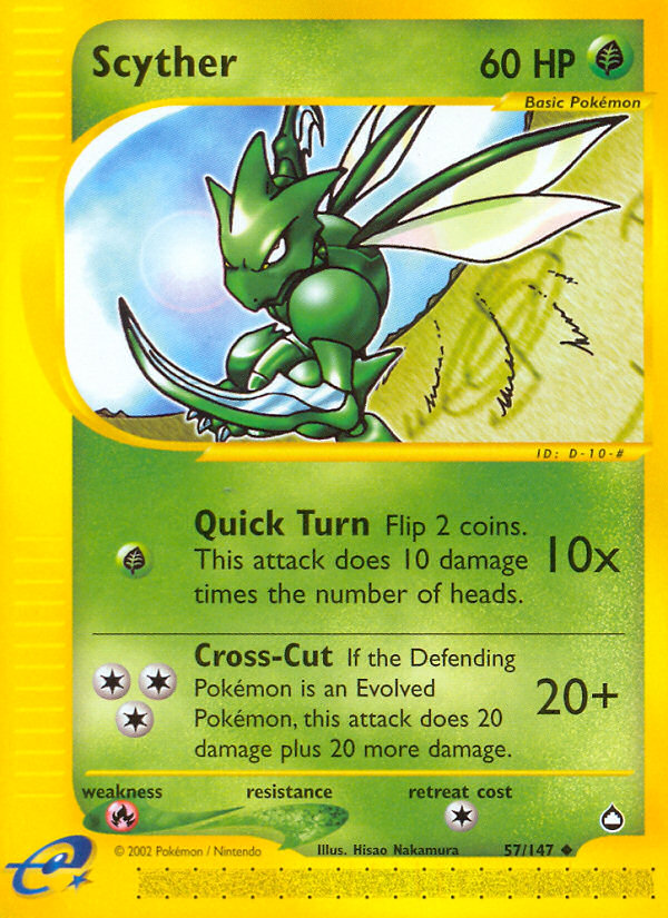 Scyther (57/147) [Aquapolis] | Dragon's Lair Comics and Fantasy Houston TX