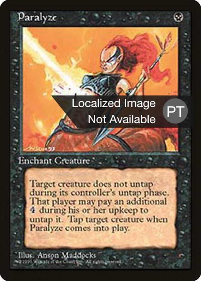 Paralyze [Fourth Edition (Foreign Black Border)] | Dragon's Lair Comics and Fantasy Houston TX