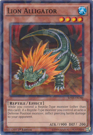 Lion Alligator [BP03-EN089] Shatterfoil Rare | Dragon's Lair Comics and Fantasy Houston TX