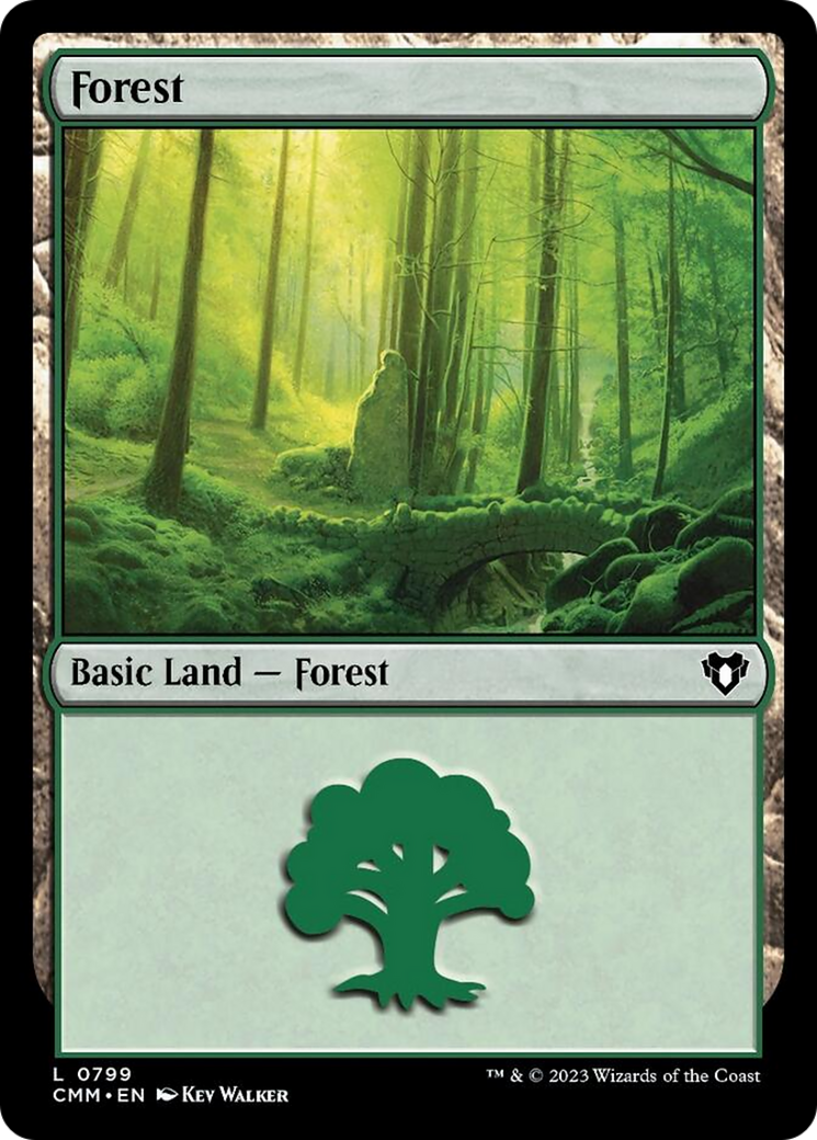 Forest (799) [Commander Masters] | Dragon's Lair Comics and Fantasy Houston TX