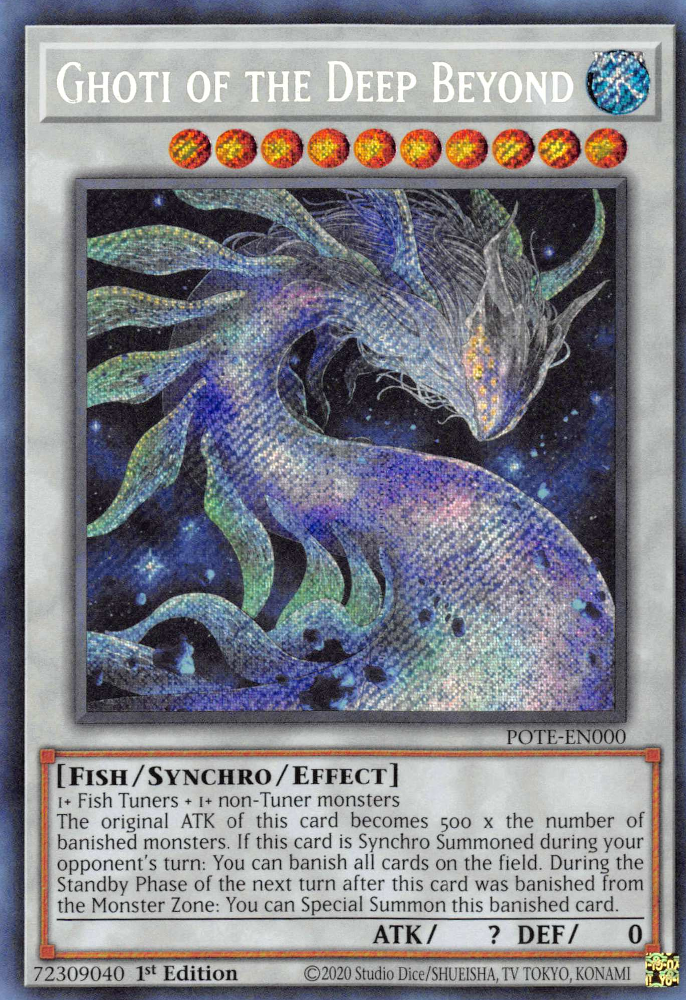 Ghoti of the Deep Beyond [POTE-EN000] Secret Rare | Dragon's Lair Comics and Fantasy Houston TX
