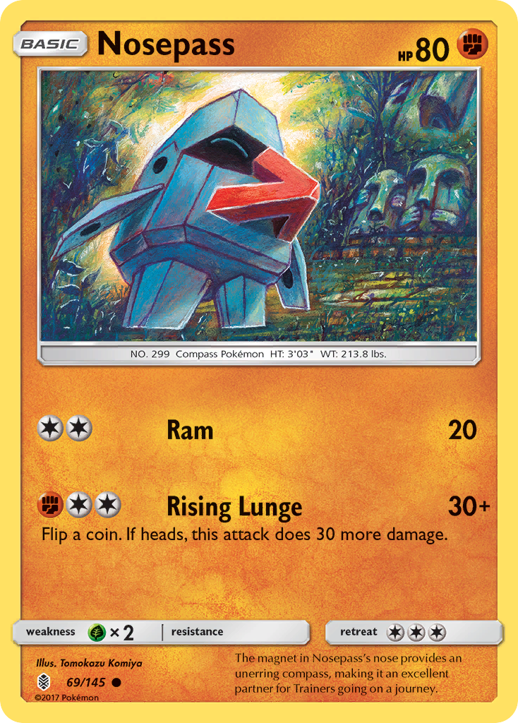 Nosepass (69/145) [Sun & Moon: Guardians Rising] | Dragon's Lair Comics and Fantasy Houston TX