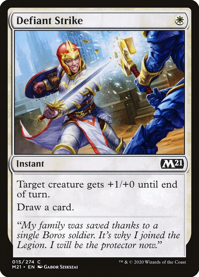 Defiant Strike [Core Set 2021] | Odin's Place