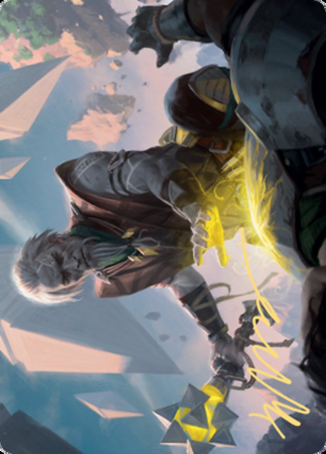 Expedition Healer Art Card (Gold-Stamped Signature) [Zendikar Rising Art Series] | Dragon's Lair Comics and Fantasy Houston TX