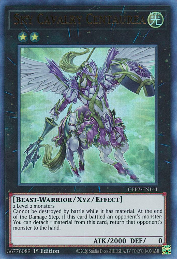 Sky Cavalry Centaurea [GFP2-EN141] Ultra Rare | Dragon's Lair Comics and Fantasy Houston TX
