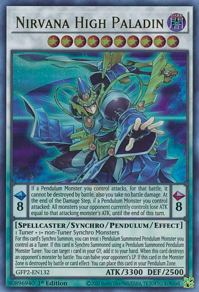 Nirvana High Paladin [GFP2-EN132] Ultra Rare | Dragon's Lair Comics and Fantasy Houston TX