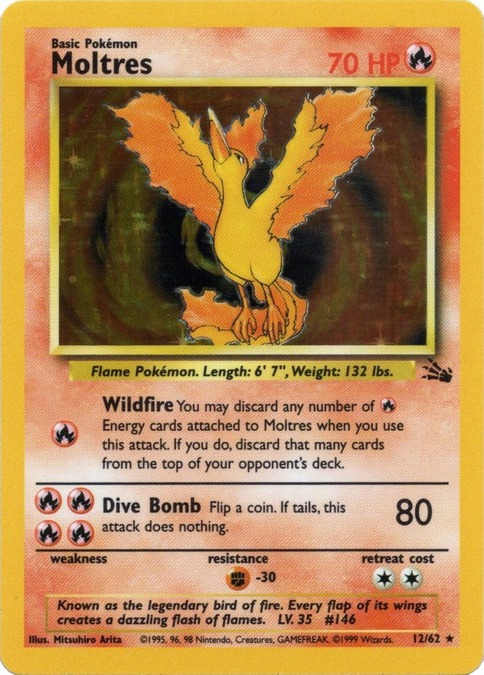 Moltres (12/62) [Fossil Unlimited] | Dragon's Lair Comics and Fantasy Houston TX