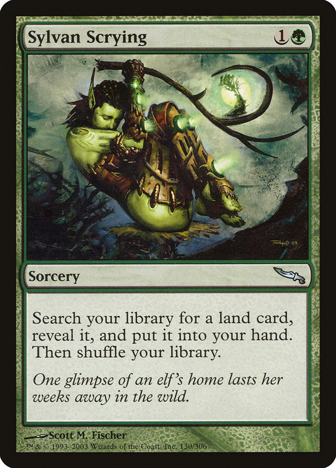 Sylvan Scrying [Mirrodin] | Dragon's Lair Comics and Fantasy Houston TX