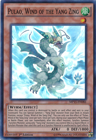 Pulao, Wind of the Yang Zing [MP15-EN086] Super Rare | Dragon's Lair Comics and Fantasy Houston TX