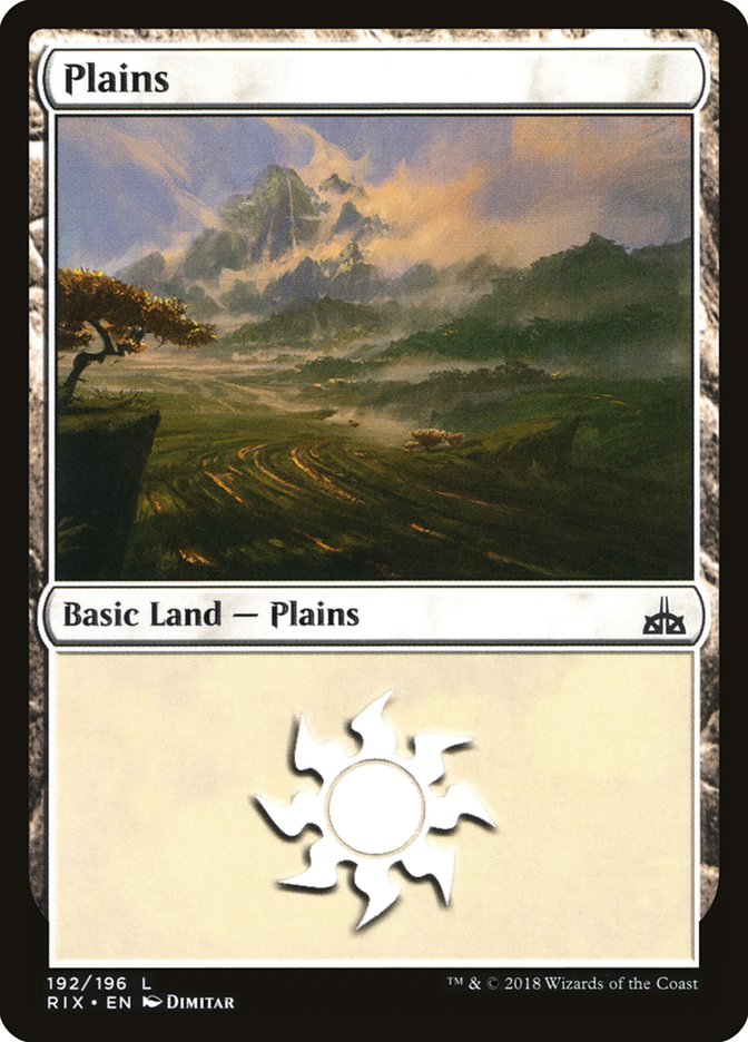 Plains (192) [Rivals of Ixalan] | Dragon's Lair Comics and Fantasy Houston TX