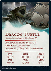 Dragon Turtle Art Card [Dungeons & Dragons: Adventures in the Forgotten Realms Art Series] | Dragon's Lair Comics and Fantasy Houston TX